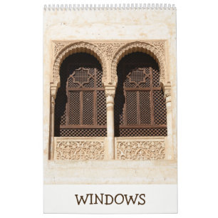 Decoratieve Windows van 12 maanden Kalender