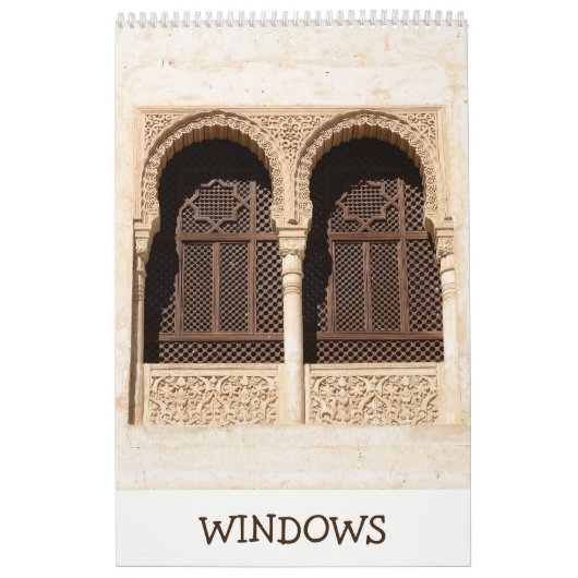 Decoratieve Windows van 12 maanden Kalender (Hoes)