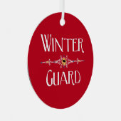 Decoratieve wintergarde metalen ornament (Voorkant Rechts)