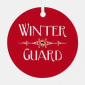 Decoratieve wintergarde metalen ornament (Achterkant)