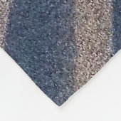 Decoratieve zebrastrips in zandfoto fleece deken (Hoek)