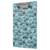 Decoratieve Zee Wave Background Klembord (Links)