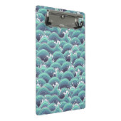 Decoratieve Zee Wave Background Mini Klembord (Schuin)