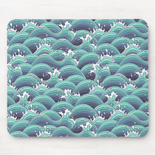 Decoratieve Zee Wave Background Muismat
