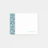 Decoratieve Zee Wave Background Post-it® Notes (Voorkant)