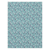 Decoratieve Zee Wave Background Tafelkleed (Voorkant)