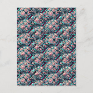 decoratieve Zeeen schildpad Briefkaart