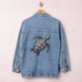 decoratieve Zeeen schildpad Denim Jacket (Hangar)
