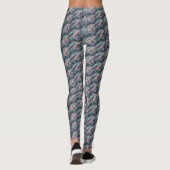 decoratieve Zeeen schildpad Leggings (Achterkant)
