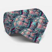 decoratieve Zeeen schildpad Stropdas (Opgerold)