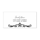 Decoratieve zelfinkkende rubberen stempel (Design)