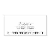 Decoratieve zelfinkkende rubberen stempel (Design)