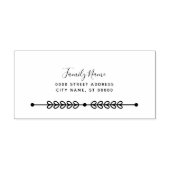 Decoratieve zelfinkkende rubberen stempel (Design)