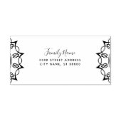 Decoratieve zelfinkkende rubberen stempel (Design)