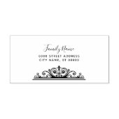 Decoratieve zelfinkkende rubberen stempel (Design)