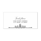 Decoratieve zelfinkkende rubberen stempel (Design)