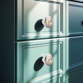 Decoratieve Zilver en Goud Metallic Shiny Orb Keramische Knop