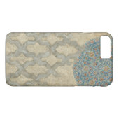 Decoratieve Zilveren Tapijt Bloemstuk Case-Mate iPhone Case (Achterkant (Horizontaal))