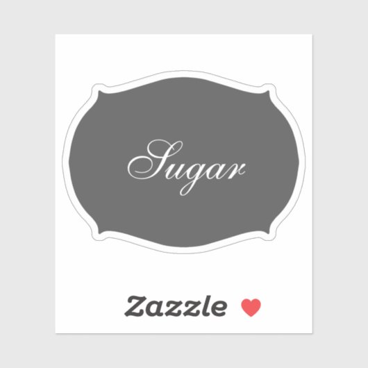  decoratieve zwarte keuken met wit schrift sticker (Vel)