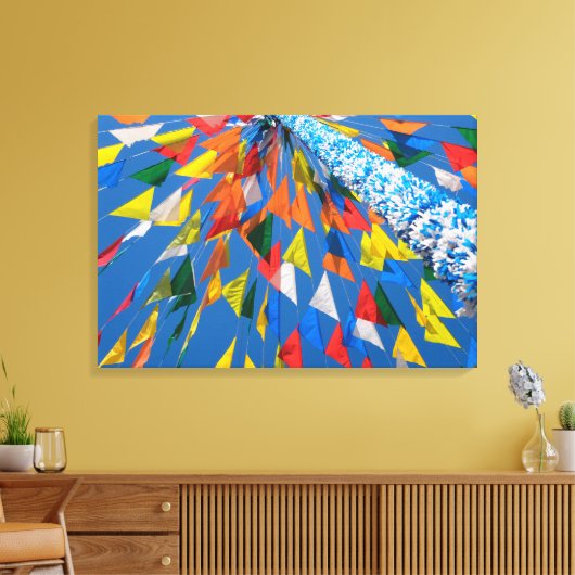 Decoration Triangle Canvas Afdruk (Insitu (Woonkamer))