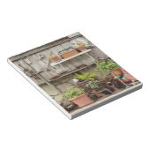 Decorations on wooden fence, Catalina Island; Notitieblok (Schuin)