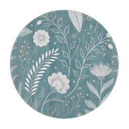 Decorative 12 Inch Glass Cutting Board for Kitchen Snijplank