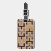 Decorative African Mudcloth Pattern Bagagelabel (Voorkant verticaal)