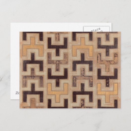 Decorative African Mudcloth Pattern Briefkaart (Voorkant / Achterkant)