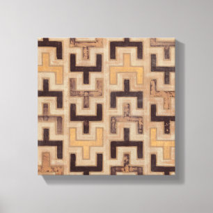 Decorative African Mudcloth Pattern Canvas Afdruk