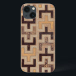 Decorative African Mudcloth Pattern iPhone 13 Hoesje<br><div class="desc">Decorative African mudcloth pattern by Norman Wyatt Jr. featuring geometric shapes that seem to fit together. Fans of Tetris or geometric shapes should make this purchase today!</div>