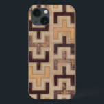 Decorative African Mudcloth Pattern iPhone 13 Hoesje<br><div class="desc">Decorative African mudcloth pattern by Norman Wyatt Jr. featuring geometric shapes that seem to fit together. Fans of Tetris or geometric shapes should make this purchase today!</div>