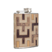 Decorative African Mudcloth Pattern Heupfles (Rechts)