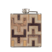 Decorative African Mudcloth Pattern Heupfles (Achterkant)