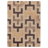 Decorative African Mudcloth Pattern Klembord (Achterkant)