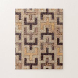 Decorative African Mudcloth Pattern Legpuzzel