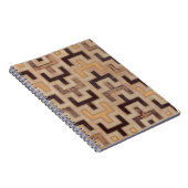 Decorative African Mudcloth Pattern Notitieboek (Rechterzijde)