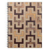 Decorative African Mudcloth Pattern Notitieboek (Voorkant)