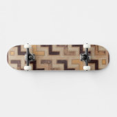 Decorative African Mudcloth Pattern Skateboard (Horizontaal)