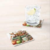 Decorative Autumn Theme Kartonnen Onderzetters (Insitu)