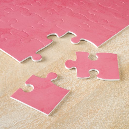 Decorative Bird with Patterns on Pink Background Legpuzzel (Zijkant)