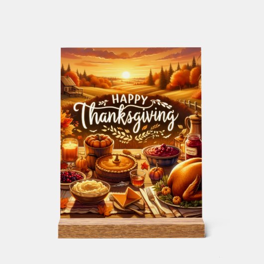 Decorative block acryl bord (Voorkant)