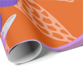 Decorative blooming wildflowers. Summer floral bac Cadeaupapier (Rol Hoek)