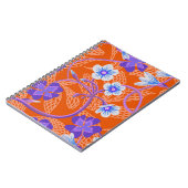 Decorative blooming wildflowers. Summer floral bac Notitieboek (Linkerzijde)