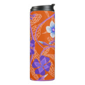 Decorative blooming wildflowers. Summer floral bac Thermosbeker (Gedraaid links)
