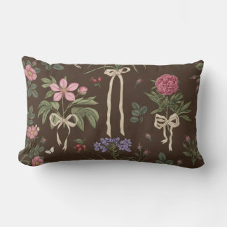 Decorative botanical Floral Bow Throw Pillow Kussen