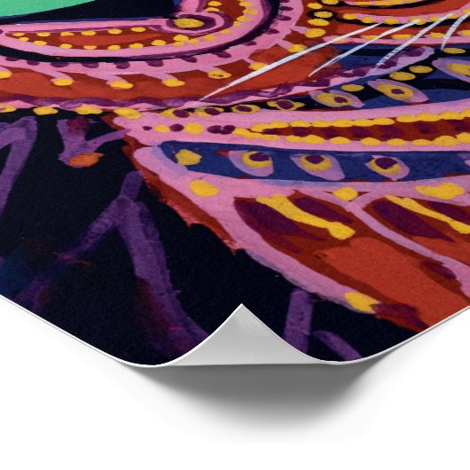 Decorative Cat by Louis Wain Poster (Hoek)