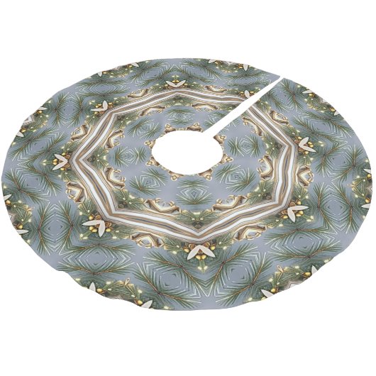 Decorative Christmas Tree Skirt Kerstboom Rok (Gekanteld)