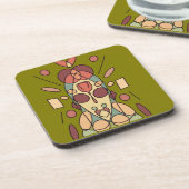 Decorative coach pillow  bier onderzetter (Linkerzijde)