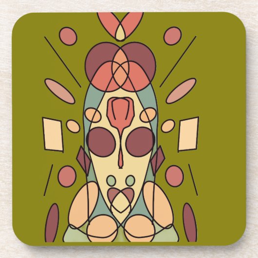 Decorative coach pillow  bier onderzetter (Voorkant)