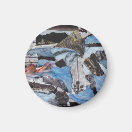 decorative collage magnet
